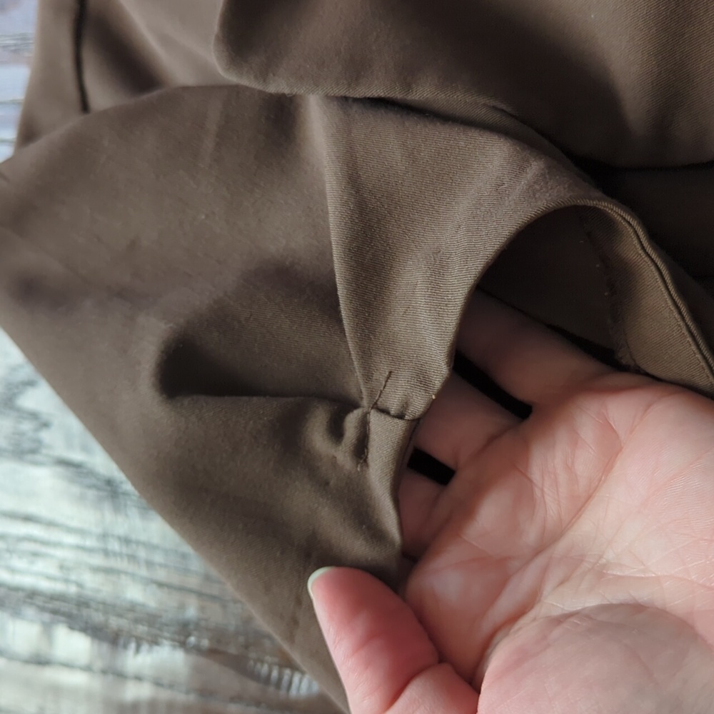 MISS BISOU I Cropped Brown Puffed Short Sleeve Blazer Jacket with Bow, M - Picture 12 of 13